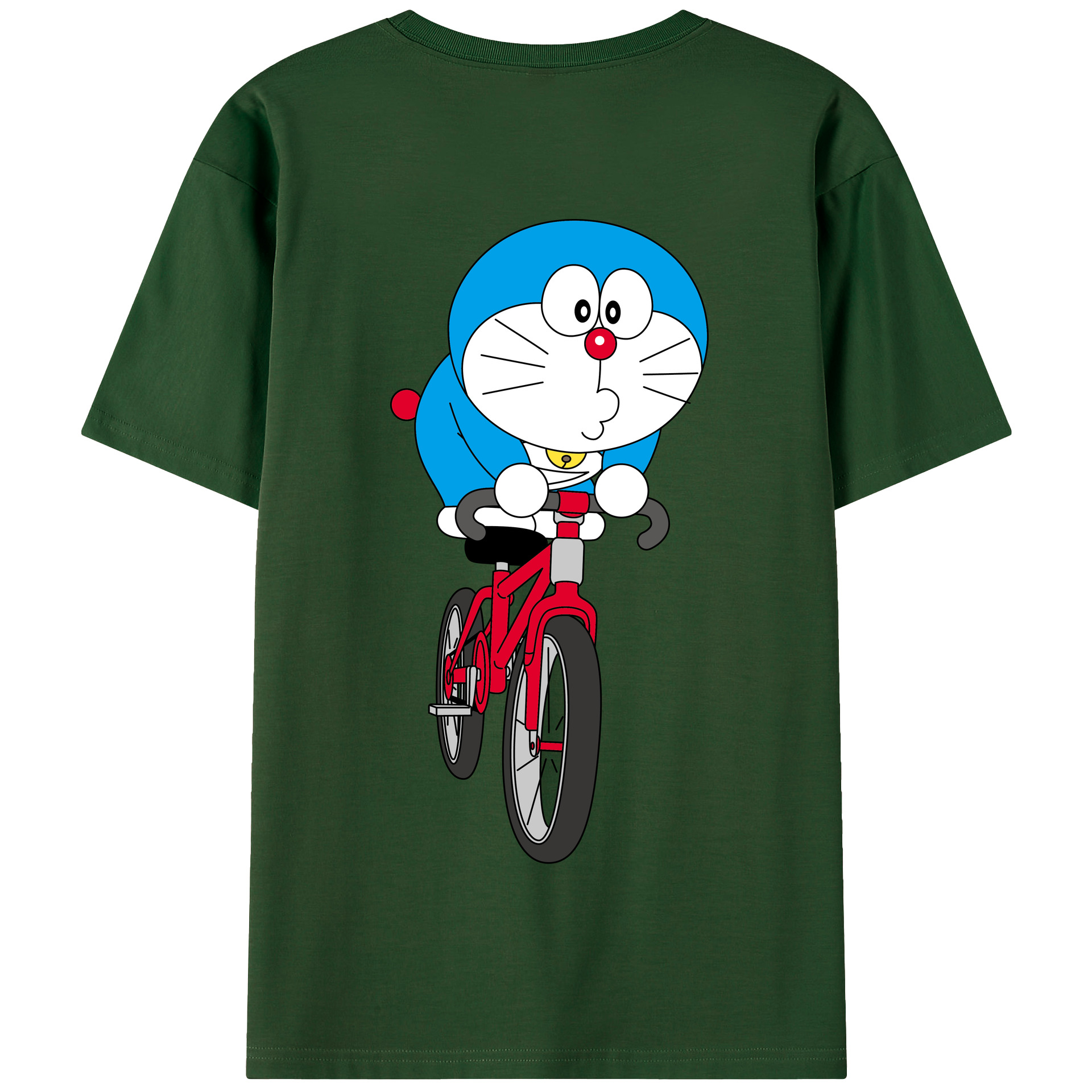 （画像用） ドラえもん Doraemon 綿100％半袖Tシャツ（背面プリント）